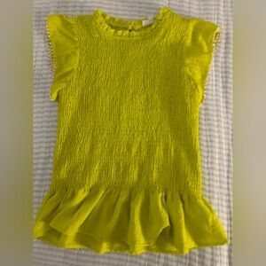 THMI Neon Cap Sleeve Blouse